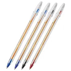 Caneta Bic Ponta Fina Com 4 Canetas Escrita Fina Original