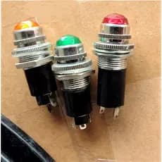 UMA Lâmpada Sinalizadora Olho de Boi Estilo Vintage - Amplificador Valvulado