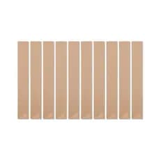 Kit 45 Ripas MDF Cru 120x9cm – Painel Ripado Shiplap Madeira Decorativa