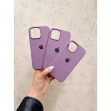 Capa Capinha Case Silicone Roxo Claro Lavanda Aveludada Premium Antiderrapante para Iphone 11/12/13/14/15/16/17