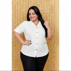 Camisa Plus Size Feminina Blusa Evangélica