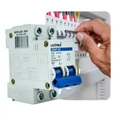 Disjuntor Bifásico 06a 10 16 20a 25 32a 40 50 63a Trilho Din