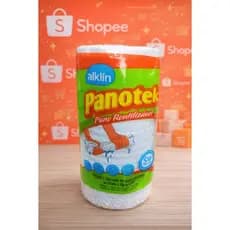 2 Rolo Pano Limpeza Multiuso Reutilizável C/ 40 Unidades cada Panotek 21x20cm Branco