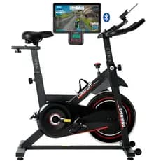Bicicleta Spinning Ergométrica Consport S100 Connect Bluetooth Roda de Inércia 8kg Bike Academia Cardio Fitness