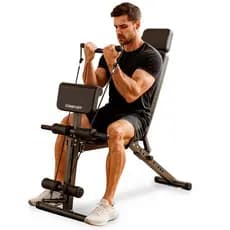 Banqueta de Musculação Exercícios Banco Scott Extensora 10x1 Regulável Consport
