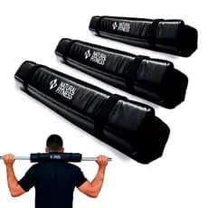Kit 3 Protetor de Barra para Agachamento Espuma Academia Fitness Treinamento em Casa Musculação Anilhas