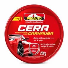 CERA PASTA TRADICIONAL COM CARNAUBA 200GRS - PROAUTO