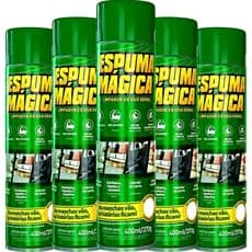 KIT COM 5 ESPUMA MAGICA AEROSSOL 400ML - PROAUTO PREMIUM