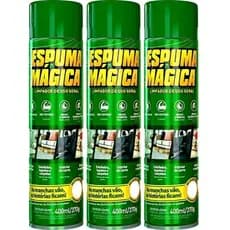 KIT COM 3 ESPUMA MAGICA AEROSSOL 400ML - PROAUTO