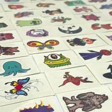 100 Tatuagem Temporária Festa Infantil Sacolinha Surpresa