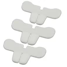 Kit 50 Dentes De Coelho Fake Fantasia Coelhinho Caça Ovos