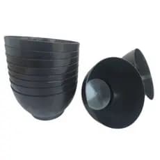 KIT 6 CUMBUCA PRETA 700 ML ATACADO TIGELA CALDO SOBREMESA SOPA*