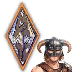 Quadro 3d Skyrim Jogo The Elder Scrolls V Decoração Gamer