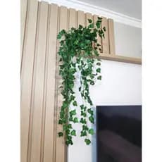 Arranjo Hera Semelhante A Natural + vaso trançado Artificial Pendente Planta Caída