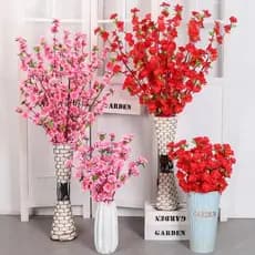 Ramo De Cerejeira Sakurinha 65cm Galho decorativo Pessegueiro Decoração para Sala complementos de arranjos
