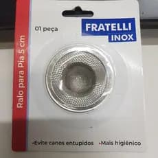 Ralo Japonês / Ralinho Para Pia Tanque Inox 5,2cm Aço Premium