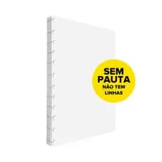 Refil Caderno Discos Inteligente Sem Pauta 90g 80 Folhas