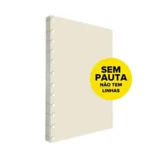 Refil Caderno Discos Inteligente Sem Pauta 90g 80 Folhas