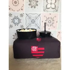 Kit Almofada Porta Pipoca Flamengo