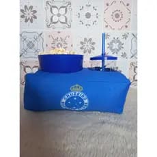 Almofada Porta Pipoca time mineiro com 1 balde e 1 Copo