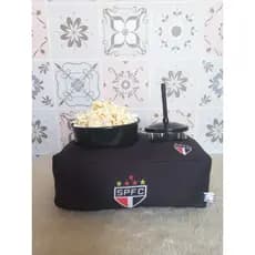 Kit Almofada Porta Pipoca SPFC com balde e Copo