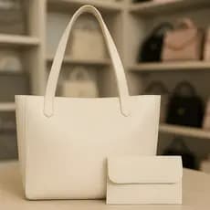 Bolsa Sacola Feminina Grande com Carteira e Zíper Seguro – Elegância e Praticidade em um Só Kit