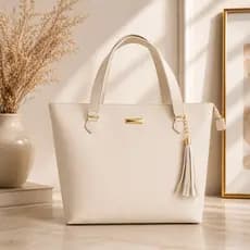 Bolsa Sacola Feminina Shopper Casual Minimalista com Alça Dupla para o Dia a Dia