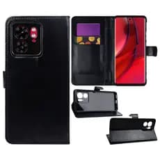 Para Moto Edge 40 5g Xt2303 6.55  ( Capa Carteira / Aveludada / Anti Shock )