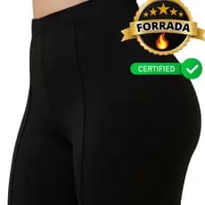 Calça Montaria Sem Bolso Legging Suplex Premium Flanelado detalhe Friso Pespontado Modeladora Top