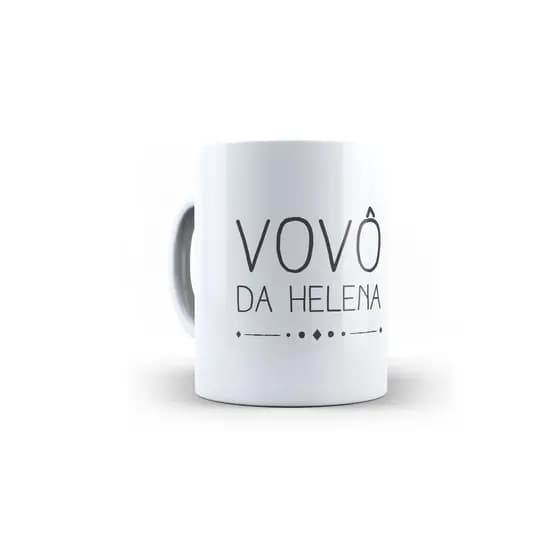 Caneca Personalizada Vovó ou Vovô com nome