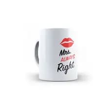 Caneca Personalizada Mrs Always Right