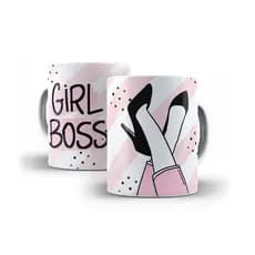 Caneca Personalizada Dia Das Mulheres Girl Boss