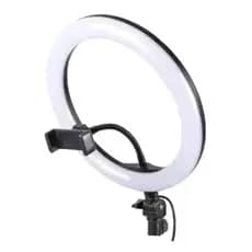 Ring Light LED 10" Exbom R10W12 com Tripé de Mesa USB