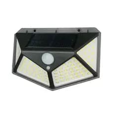 Lâmpada Solar para Parede, 100 Leds, Sensor de Presença, 3 Funções Lâmpada HKX-1012