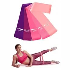 Faixa elástica Rubber Fit Mini Band multicolor kit com 5