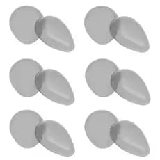 Kit Com 6 Pares Protetor De Orelha Em Silicone - Santa Clara