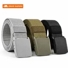 Cinto Tático Militar Unissex Nylon Fivela Engate Rápido Plástico Hipoalergênico