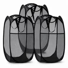 Cesto Organizador Tecido Grande Dobrável Roupa Brinquedo Lavanderia Banheiro 40x70cm