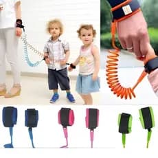 Pulseira de Segurança Infantil Anti-Perda com Cordão Guia de Pulso Ajustável para Criança e Bebê