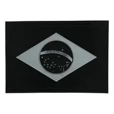 Bandeira Do Brasil Eua Emborrachada Patch Adesivo Velcro 3d