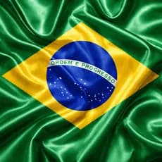 Bandeira do Brasil 1,00x1,50 Cetim Copa do Mundo Grande Seleção Brasileira Torcedor Estádio