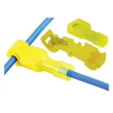 Kit 5un Conector Elétrico Derivação Amarelo Fios Para 2,5 A 4,0mm Instalação Sem Solda