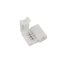 Kit 5un Conector Para Fita Led 10mm 5050 3 Vias Iluminação Emenda Rápida