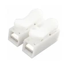 Kit 25 Unidades Conector De Fio Led Sem Solda 2 Vias