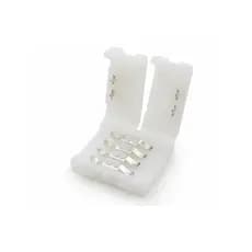Conector Para Fita Led Luz RGB 8mm Conector 4 Vias Kit com 5 Unidades