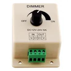 Controlador Dimmer 8A para Fita LED /// Controlador de Brilho para Fita LED