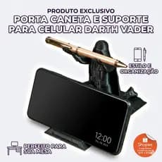 Suporte Darth Vader – Porta Celular e Caneta - 3D