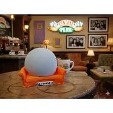 Suporte Alexa Echo Dot 6ª Geração Sofá Friends Central Perk Decorativo