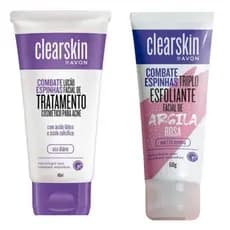 Linha clear Skin tratamento ante acne Avon