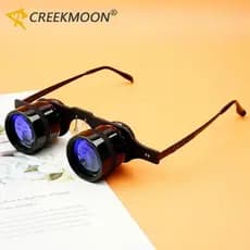 Ultraleve Shimmer Visão Noturna Binóculos Óculos Para Pesca Telescópio Vidro Masculino 10x Zoom Lupa Caça Ferramenta Ao Ar Livre